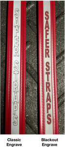 Firefighter Safer Radio Strap - LMR Red hot High Reflective Series